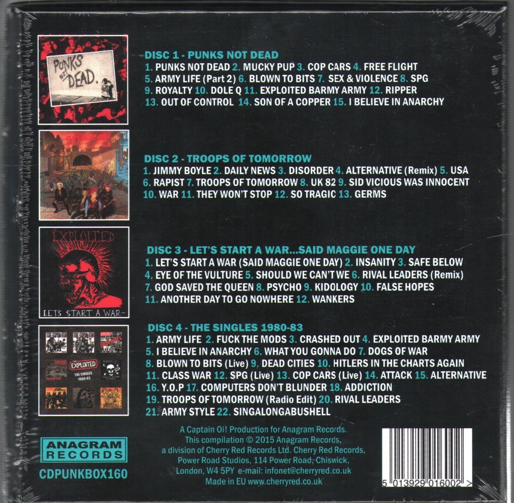 Exploited - 1980-83 - Triple Cd