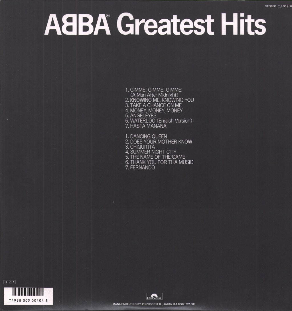 ABBA - Greatest Hits - Lp