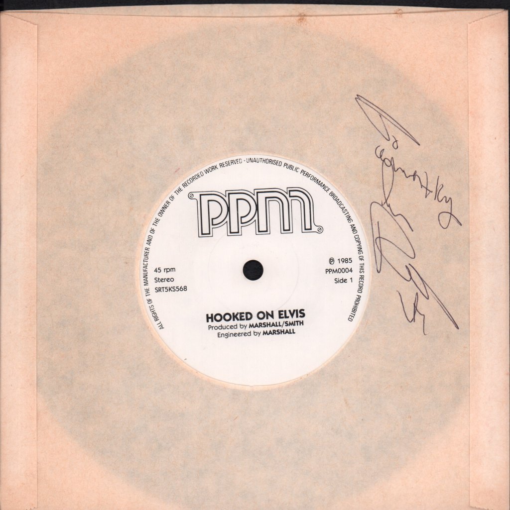 Rupert With The Honky Tonks - Hooked On Elvis - 7 Inch