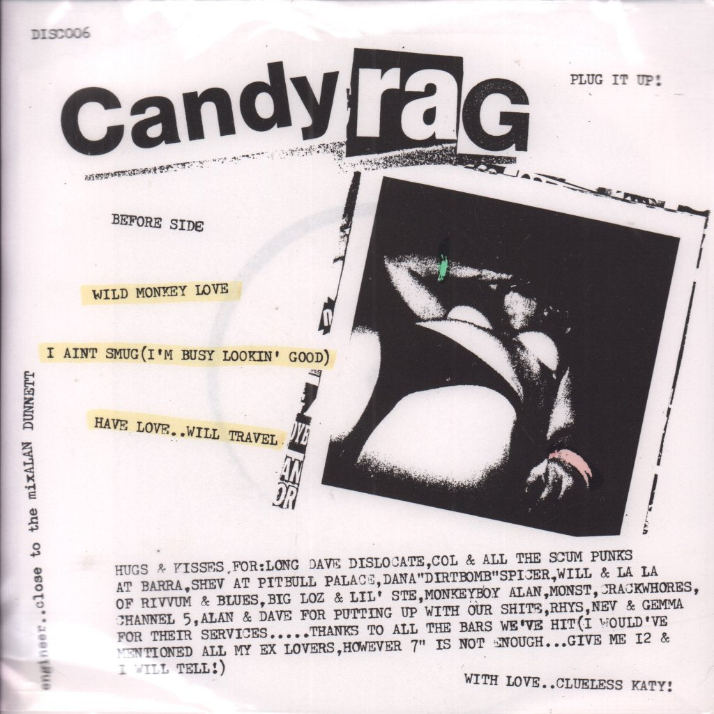Candy Rag - Plug It Up - 7 Inch – Vinyl Tap