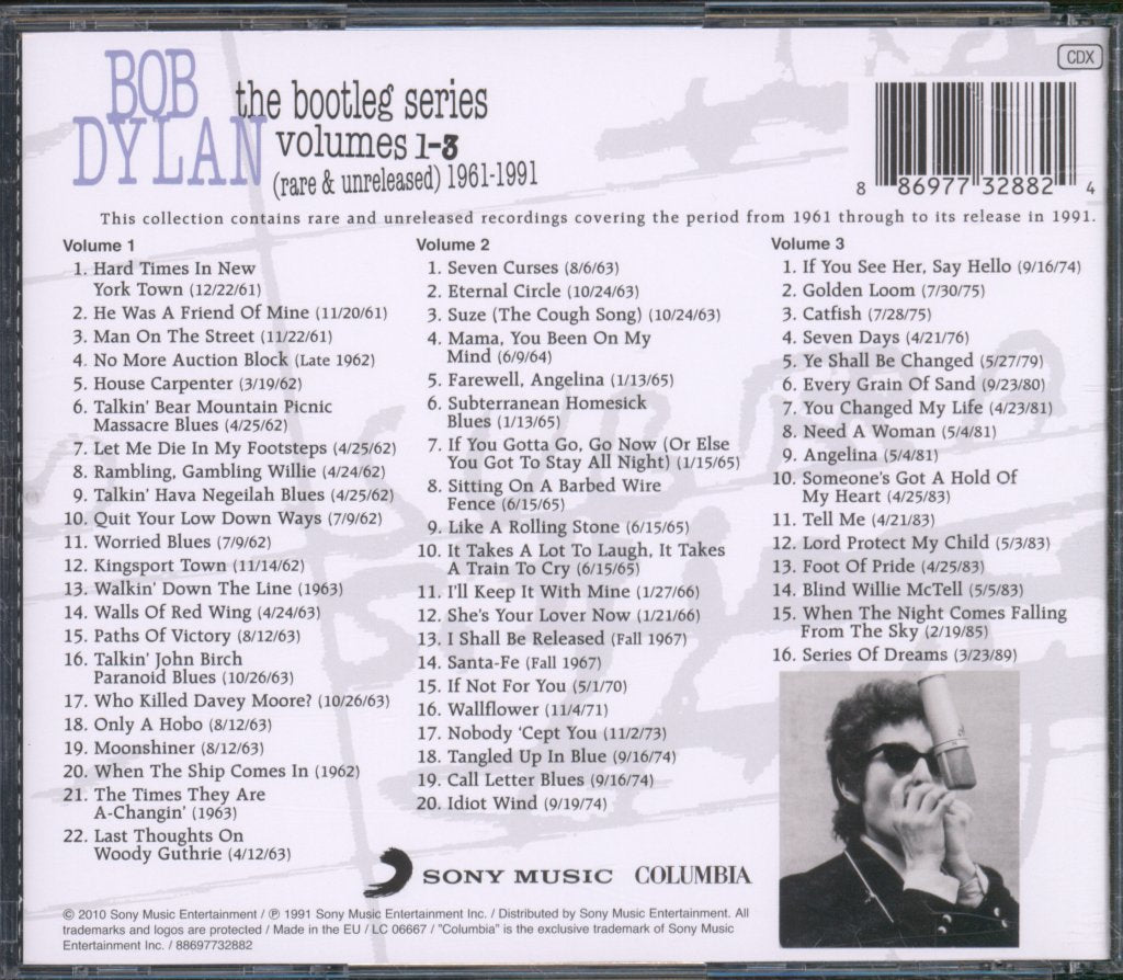 Bob Dylan - Bootleg Series Volumes 1-3 [Rare & Unreleased] 1961-1991 - Triple Cd