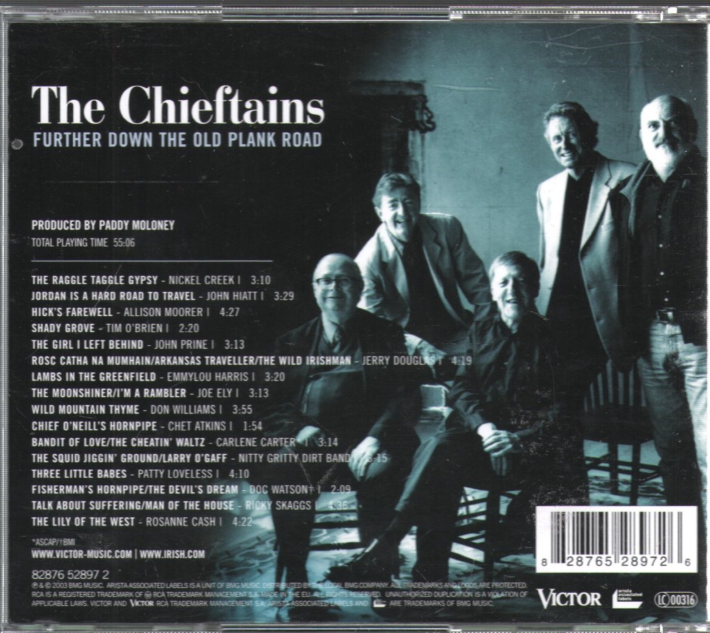 Chieftains - Further Down The Old Plank Road - Cd