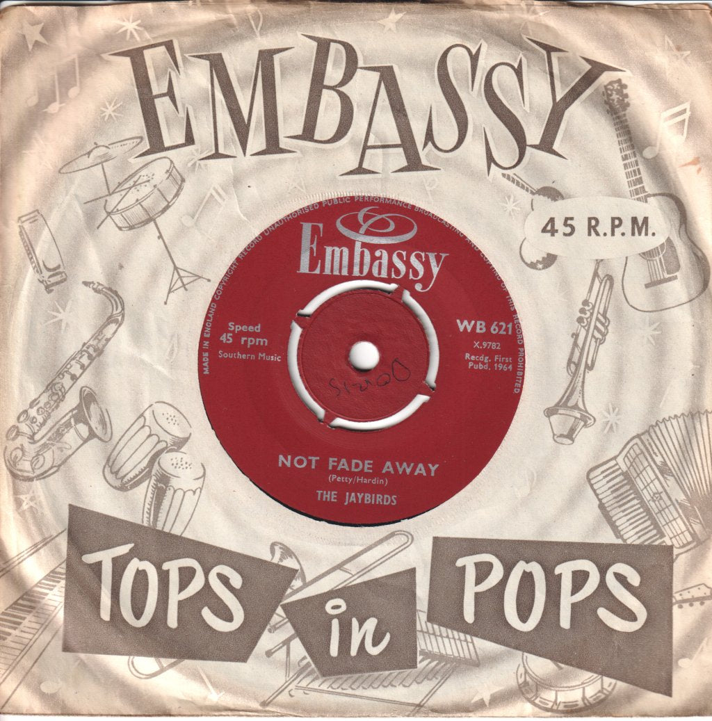 Jaybirds - Not Fade Away - 7 Inch
