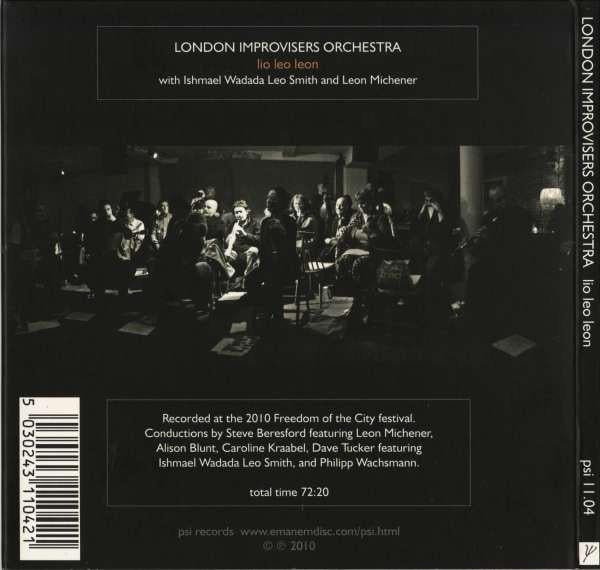 London Improvisers Orchestra - Lio Leo Leon - Cd