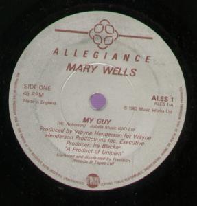 Mary Wells - My Guy - 7 Inch