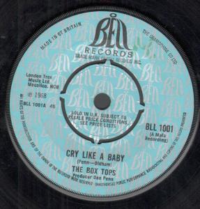 Box Tops - Cry Like A Baby - 7 Inch
