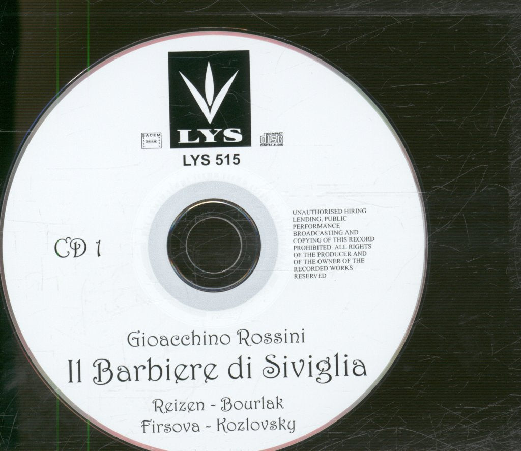 Samouil Samossoud - Rossini - Il barbiere di Siviglia: Sinfonia - Double Cd