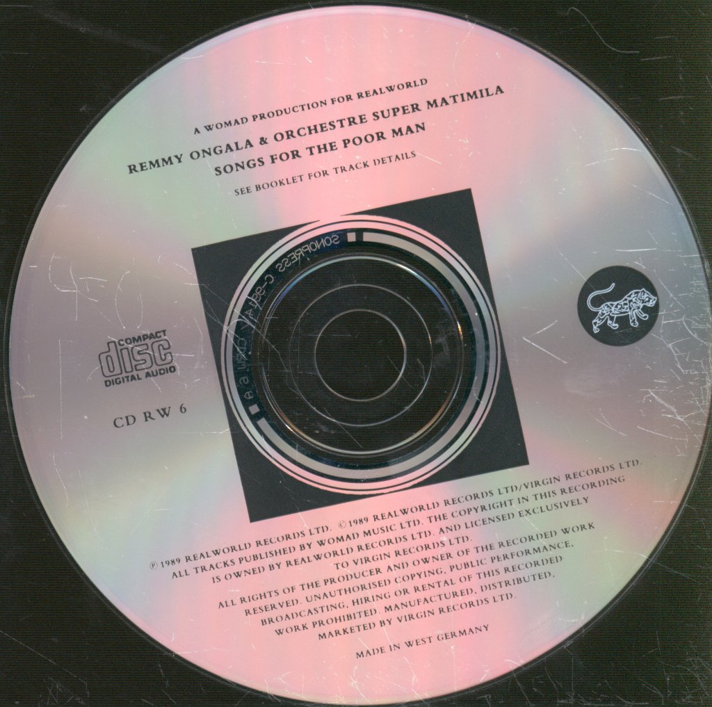 Remmy Ongala and Orchestre Super Matimila - Songs For The Poor Man - Cd