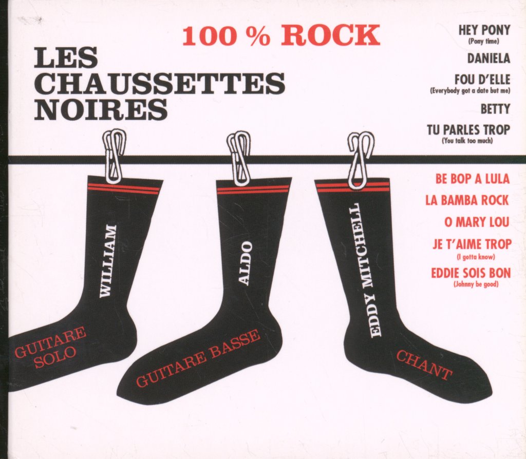 Les Chaussettes Noires - 100 % Rock - Cd