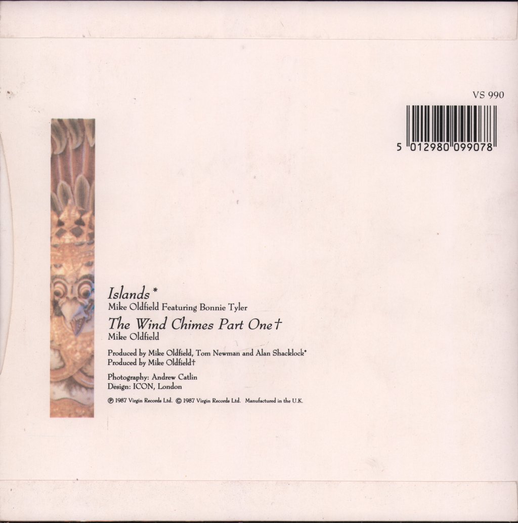 Mike Oldfield Featuring Bonnie Tyler - Islands - 7 Inch