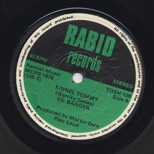 Ed Banger - Kinnel Tommy - 7 Inch