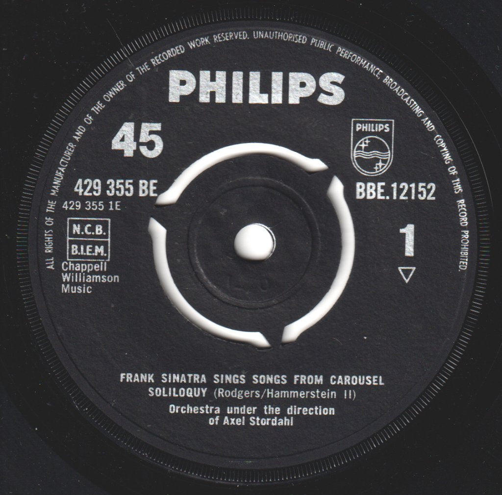Frank Sinatra - Sings Songs From Carousel - 7 Inch