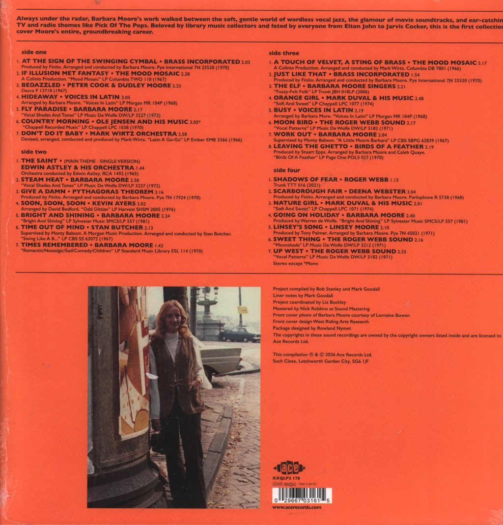 Various Artists - Bedazzled! Barbara Moore TV, Film and Studio Work 1965-81 - Double Lp