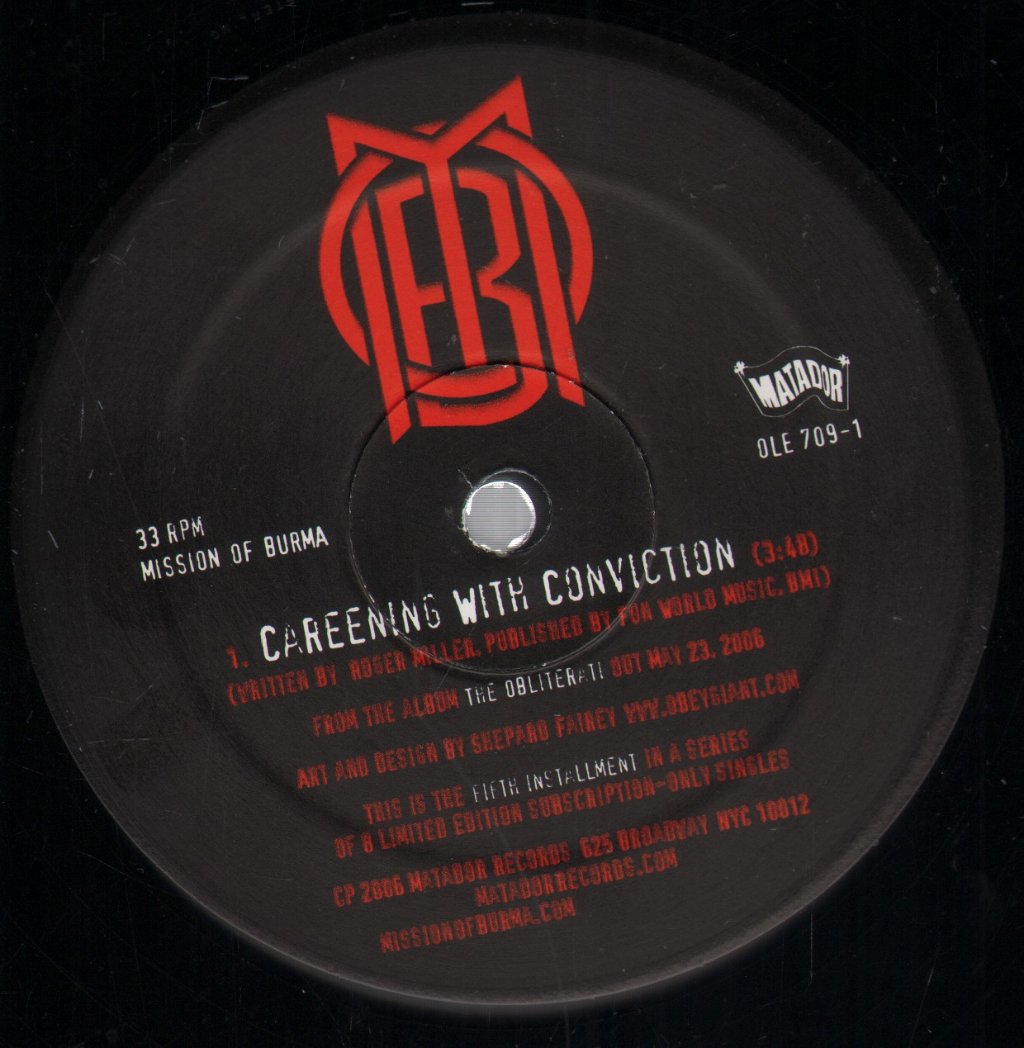 Mission Of Burma - Careening With Conviction - 12 Inch