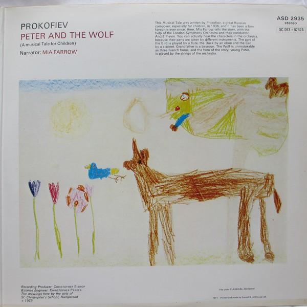 London Symphony Orchestra - prokofiev Peter And The Wolf / Young Person's Guide - Lp