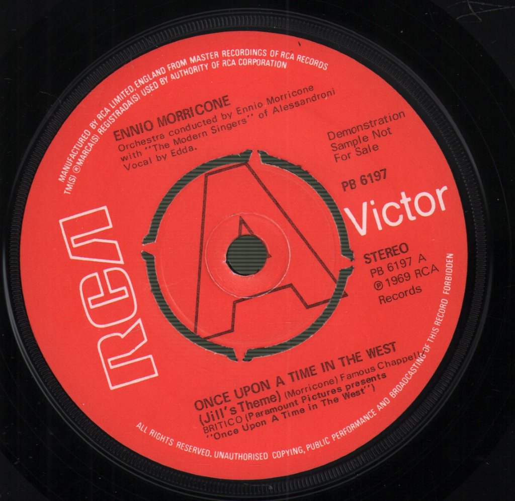 Ennio Morricone - Once Upon A Time In The West - 7 Inch