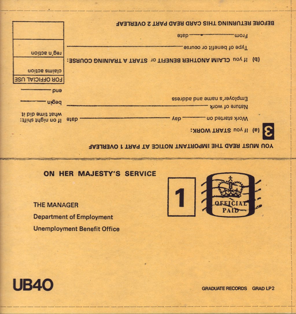UB40 - Signing Off - Double Lp