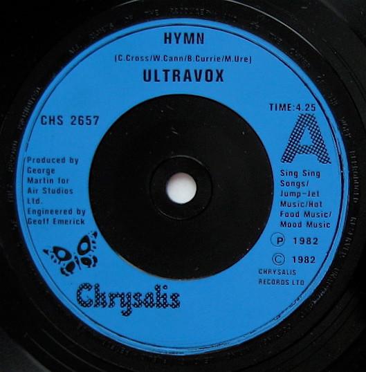Ultravox - Hymn - 7 Inch