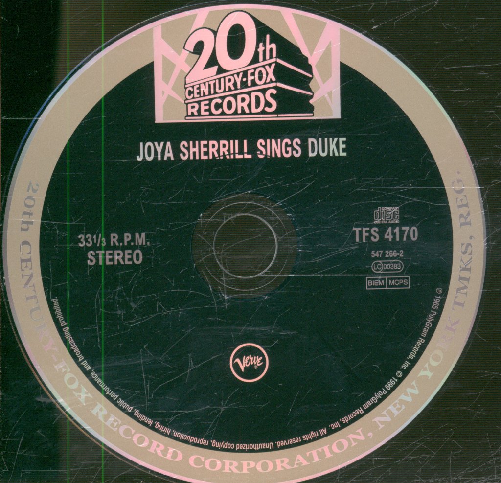 Joya Sherrill - Joya Sherrill Sings Duke - Cd