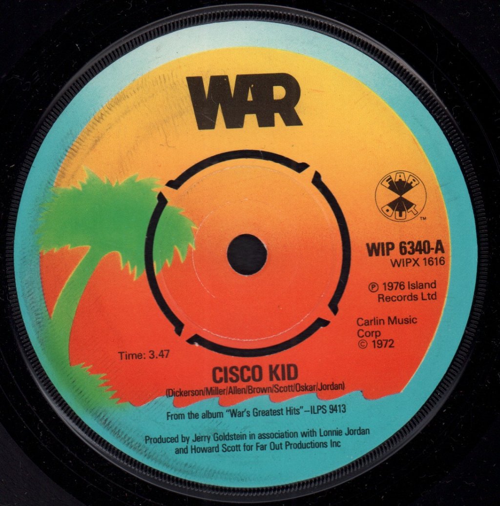 War - Cisco Kid - 7 Inch