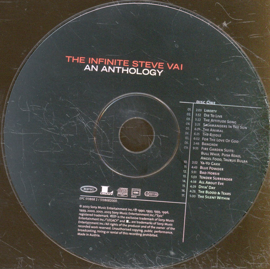 Steve Vai - Infinite Steve Vai (An Anthology) - Double Cd