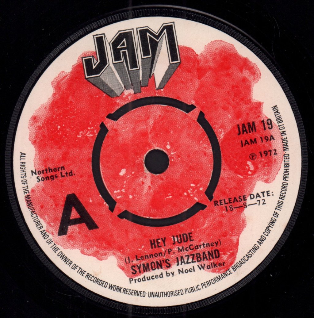 Symon's Jazzband - Hey Jude - 7 Inch