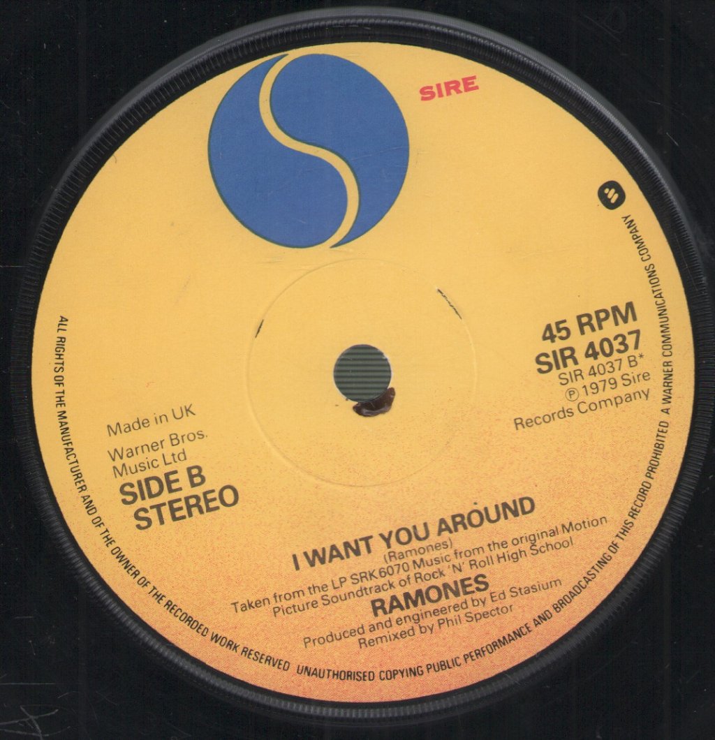 Ramones - Rock N' Roll Radio - 7 Inch