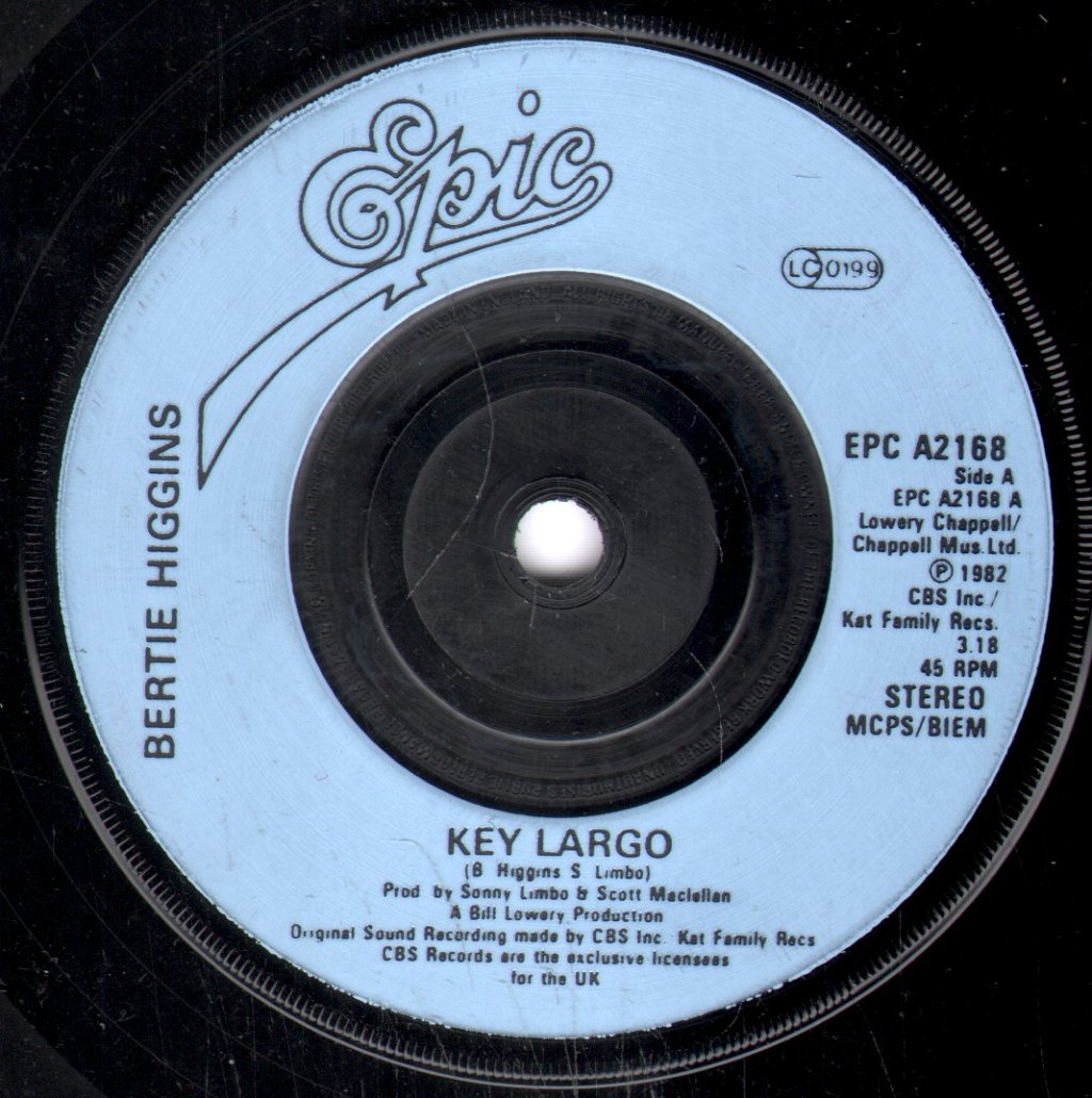 Bertie Higgins - Key Largo - 7 Inch