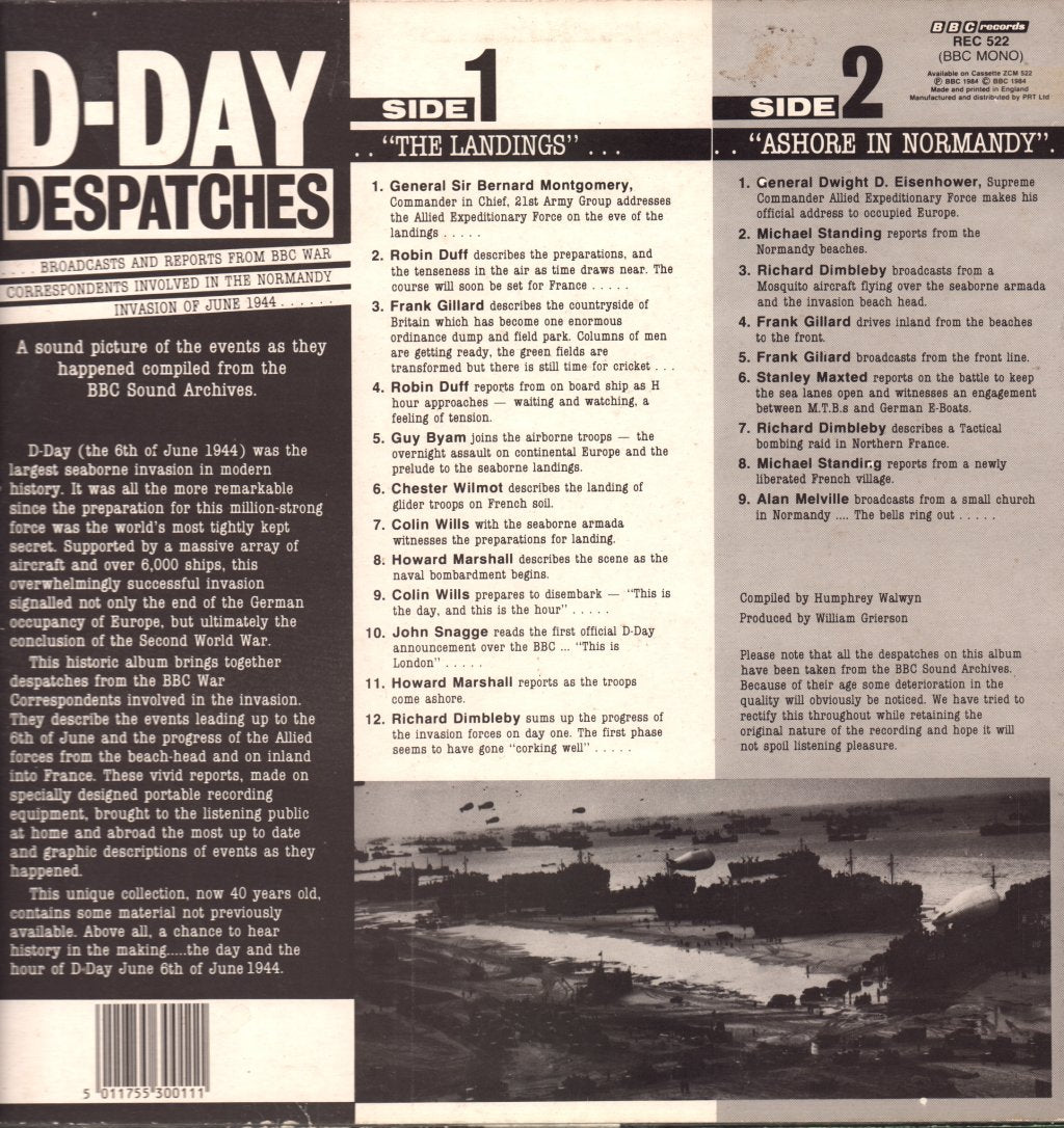 Various Artists - D-Day Despatches - Lp