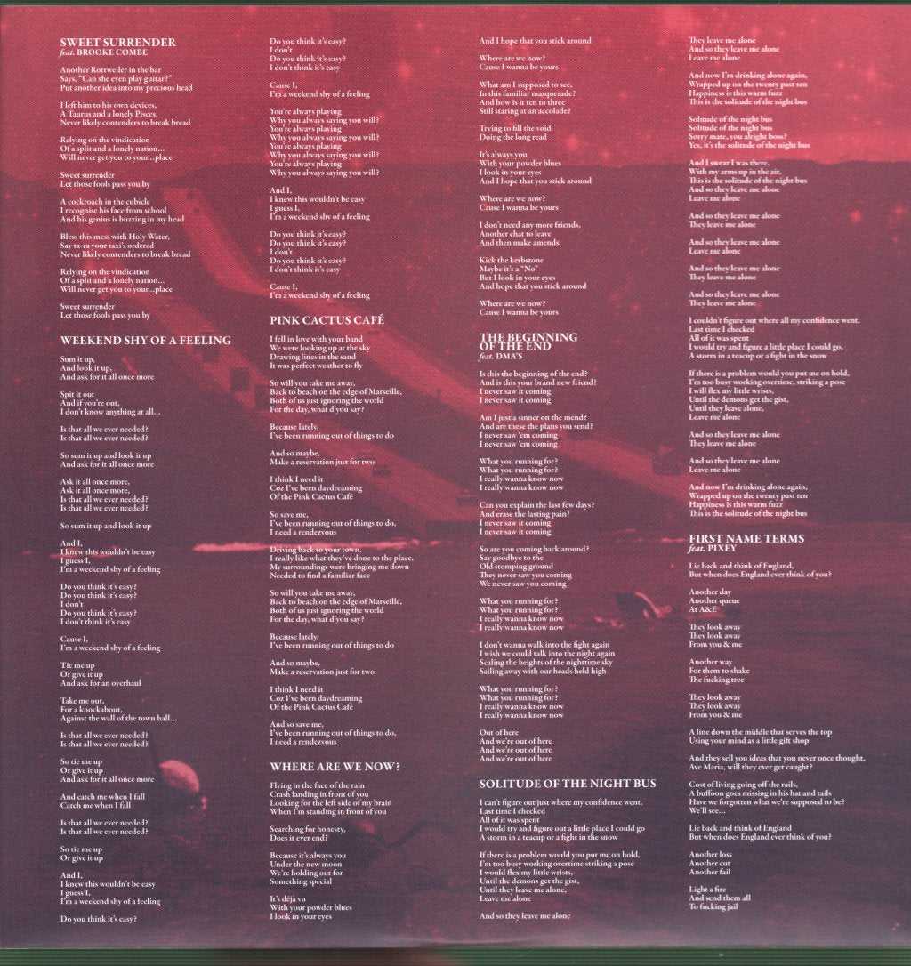 Courteeners - Pink Cactus Café - Lp