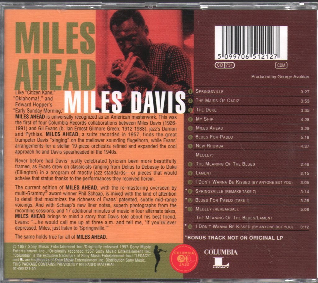 Miles Davis - Miles Ahead - Cd