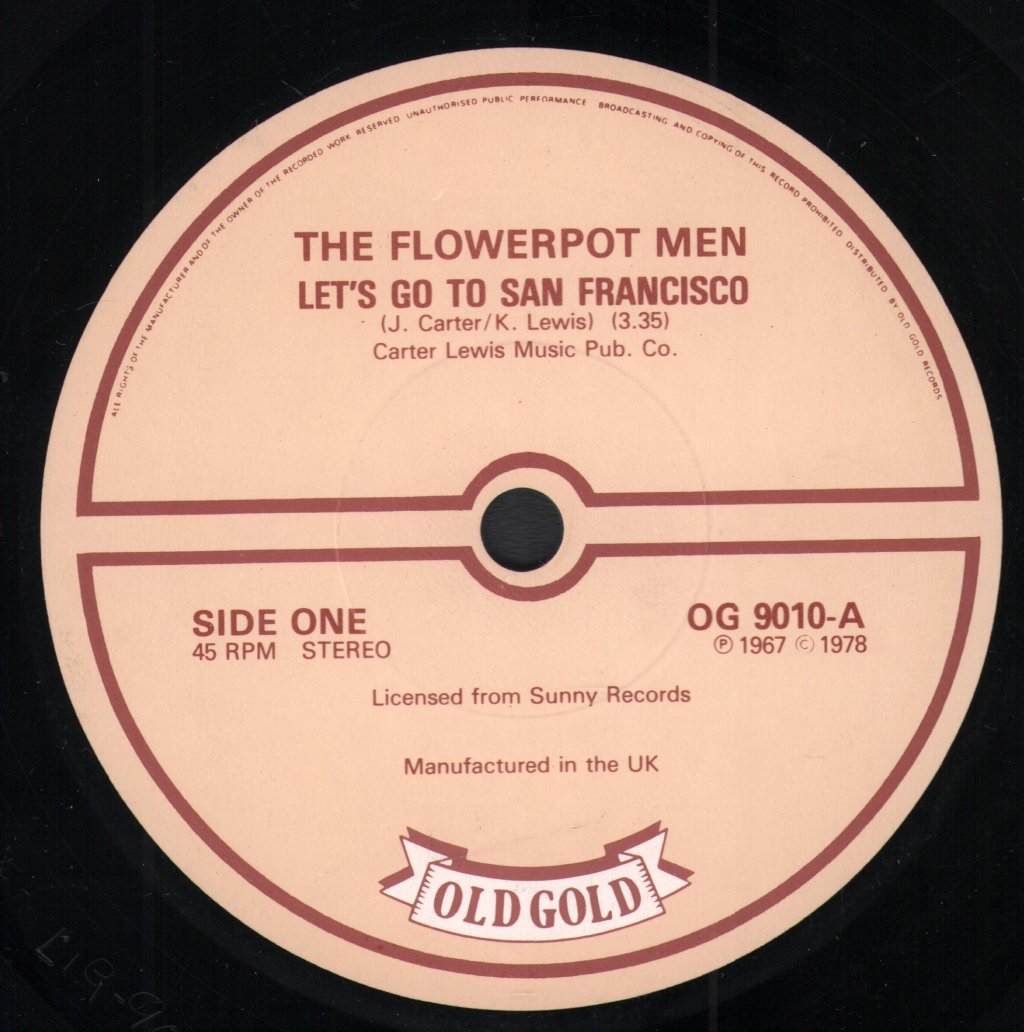 Flowerpot Men - Let's Go To San Francisco - 7 Inch