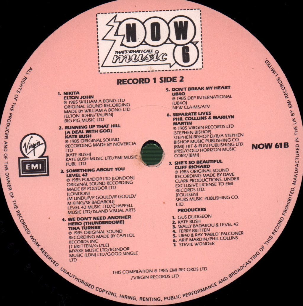 Various Artists - Now That's What I Call Music 6 - Double Lp