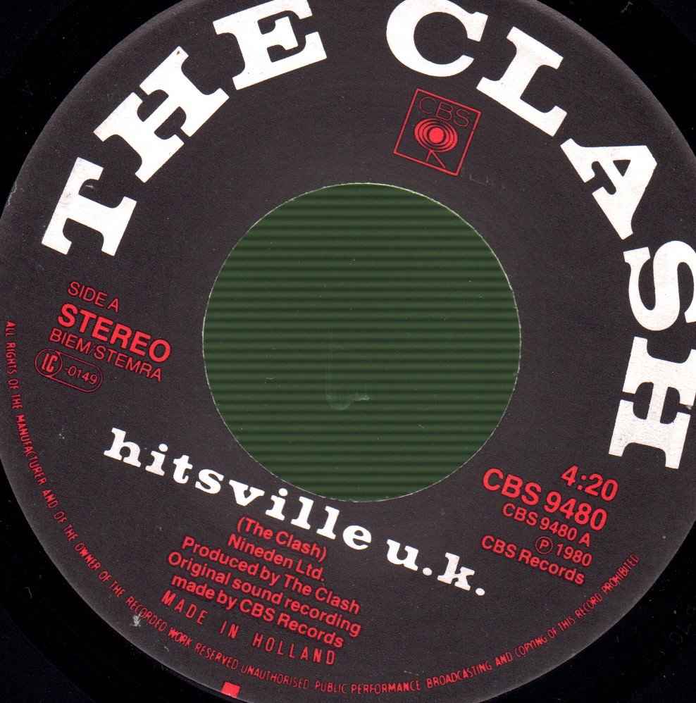 Clash - Hitsville UK - 7 Inch