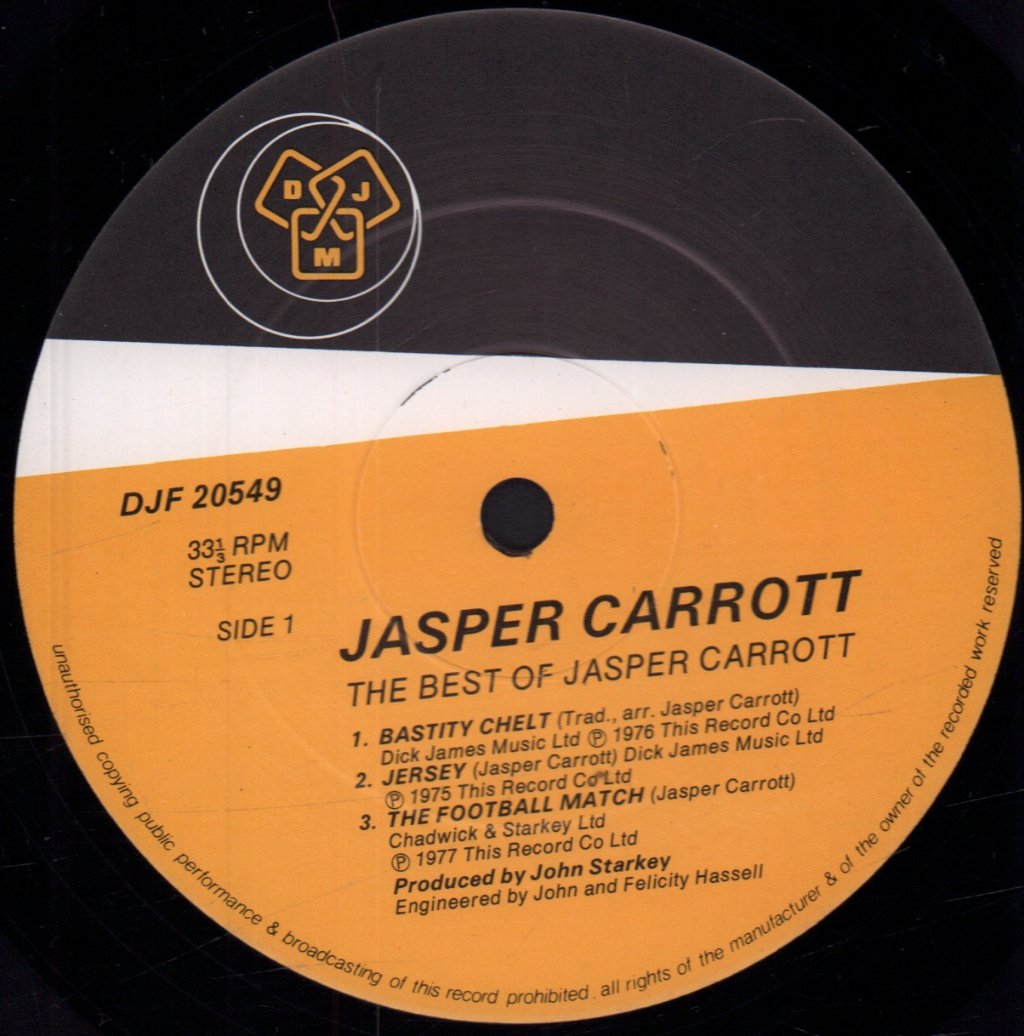 Jasper Carrott - Best Of - Lp