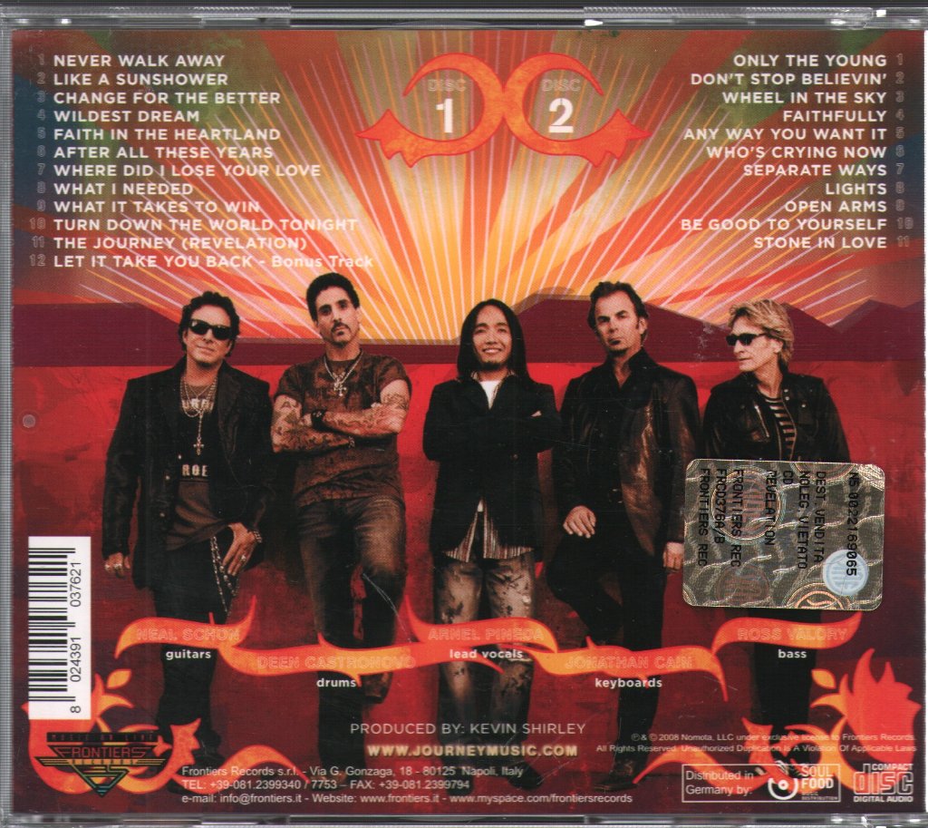Journey - Revelation - Double Cd