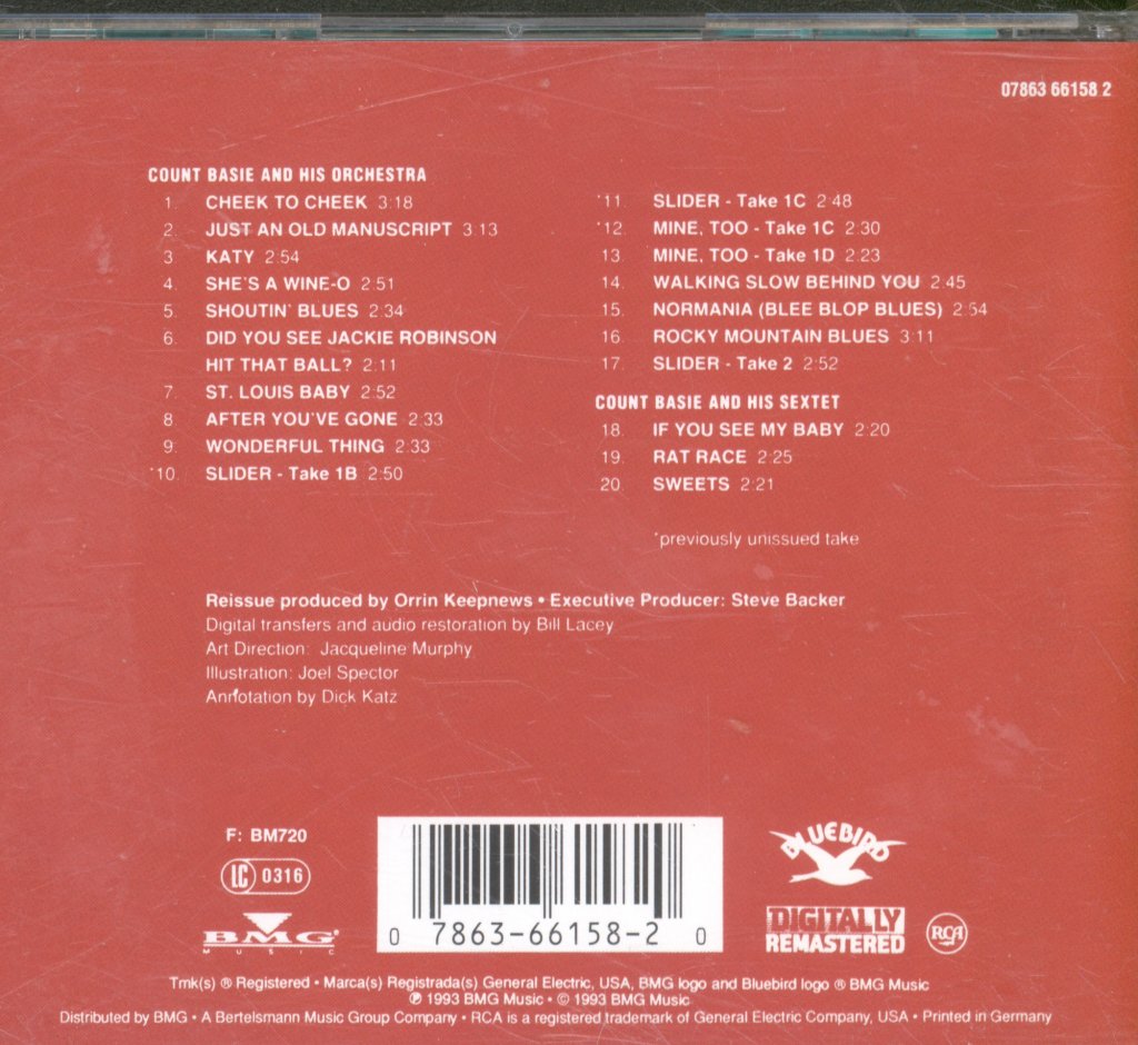Count Basie - Shoutin' Blues 1949 - Cd