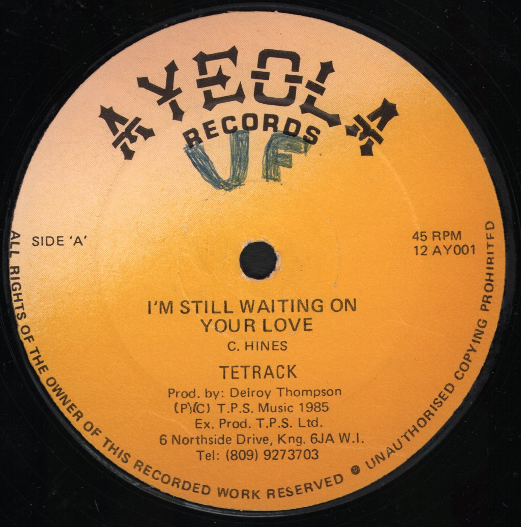 Tetrack - I'm Still Waiting On Your Love / She Boom - 12 Inch