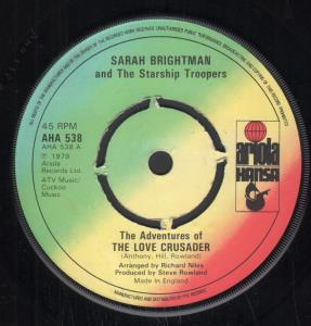 Sarah Brightman - Adventures Of The Love Crusader - 7 Inch