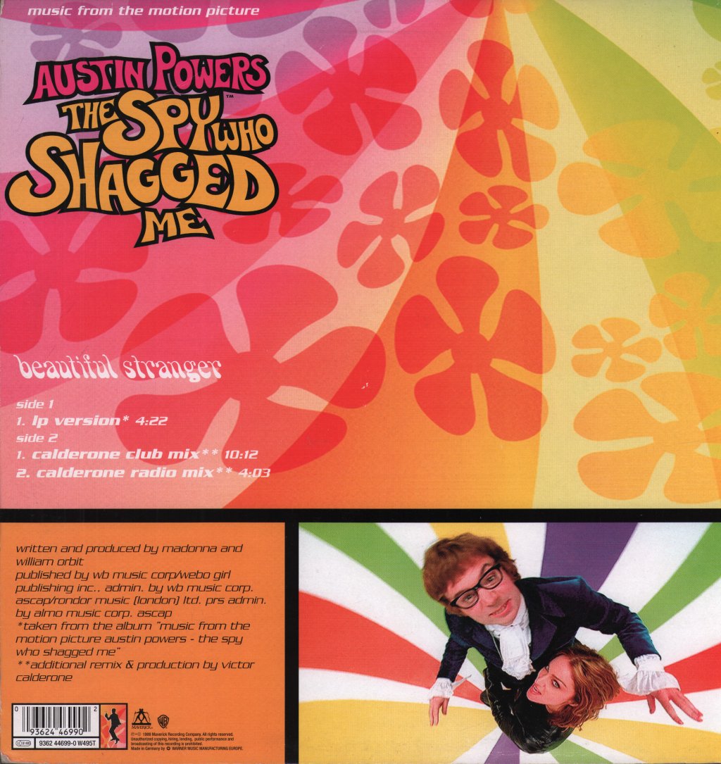 Madonna - Beautiful Stranger (Music From The Motion Picture Austin Powers "The Spy Who Shagged Me") - 12 Inch