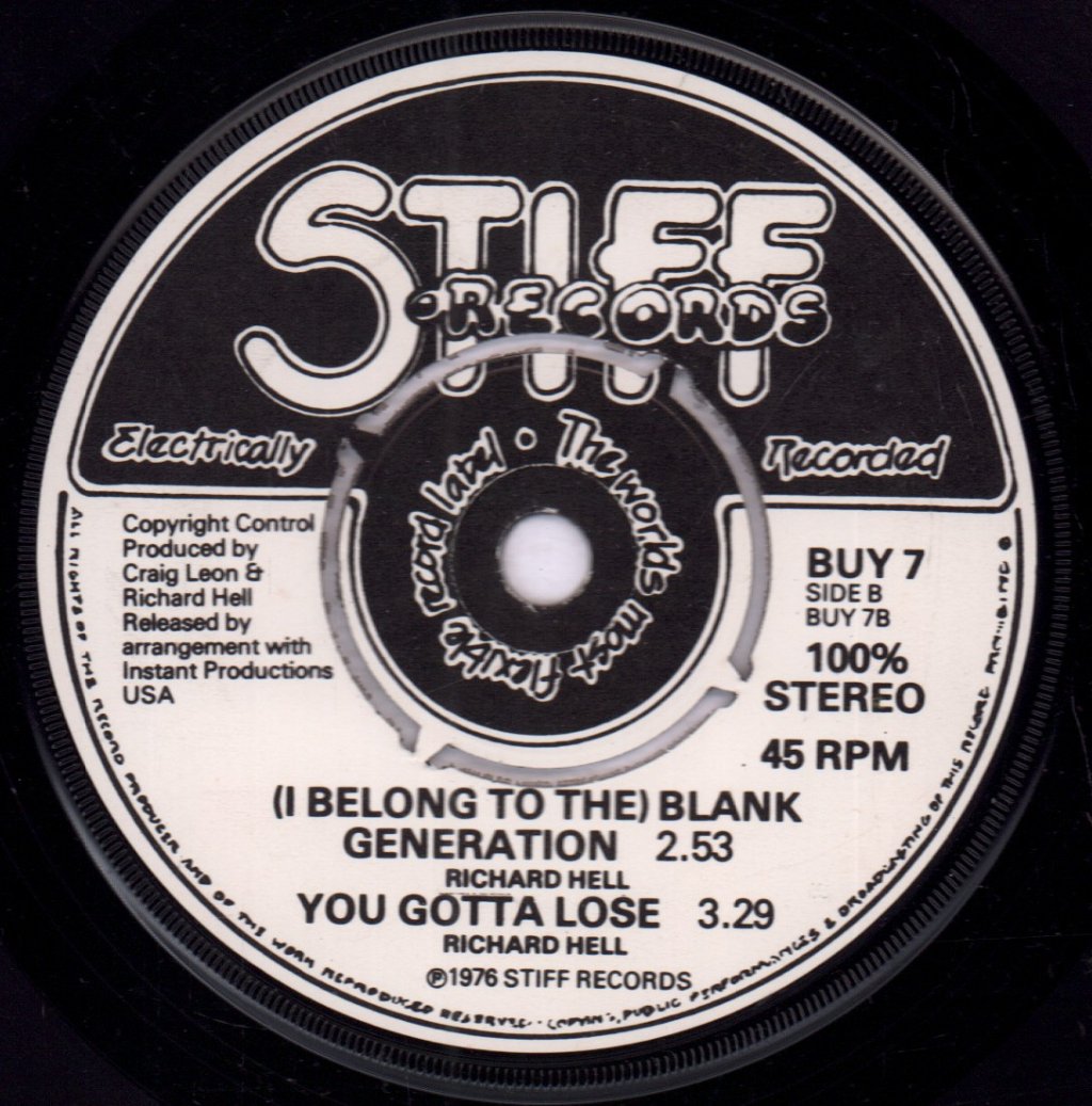 Richard Hell - Another World - 7 Inch