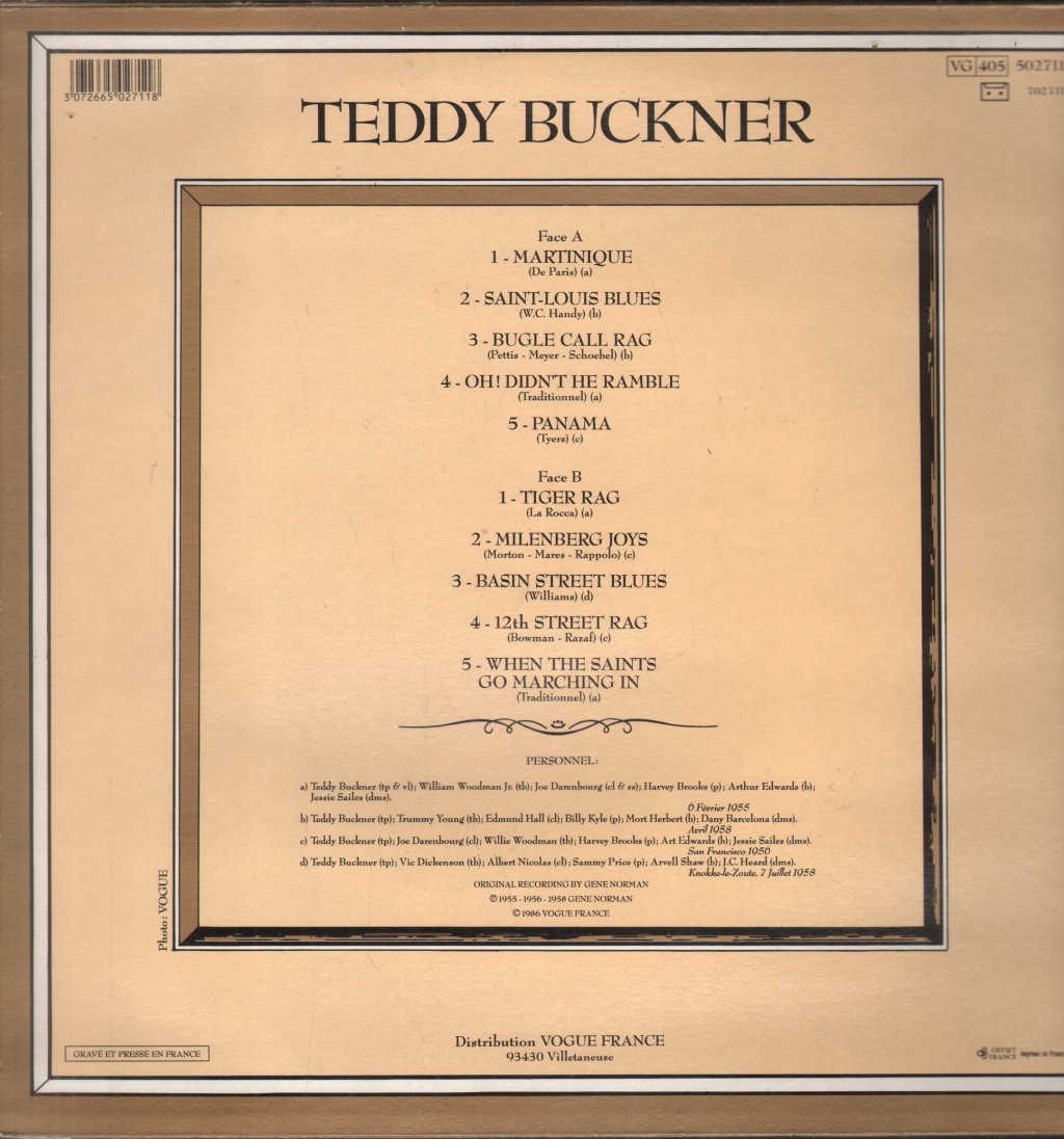 Teddy Buckner - Collection - Lp