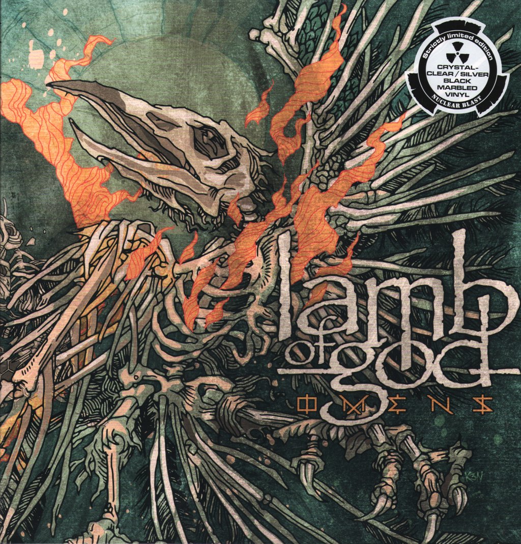 Lamb Of God - Omens (Crystal Clear/Silver Black Marbled Vinyl) - Lp