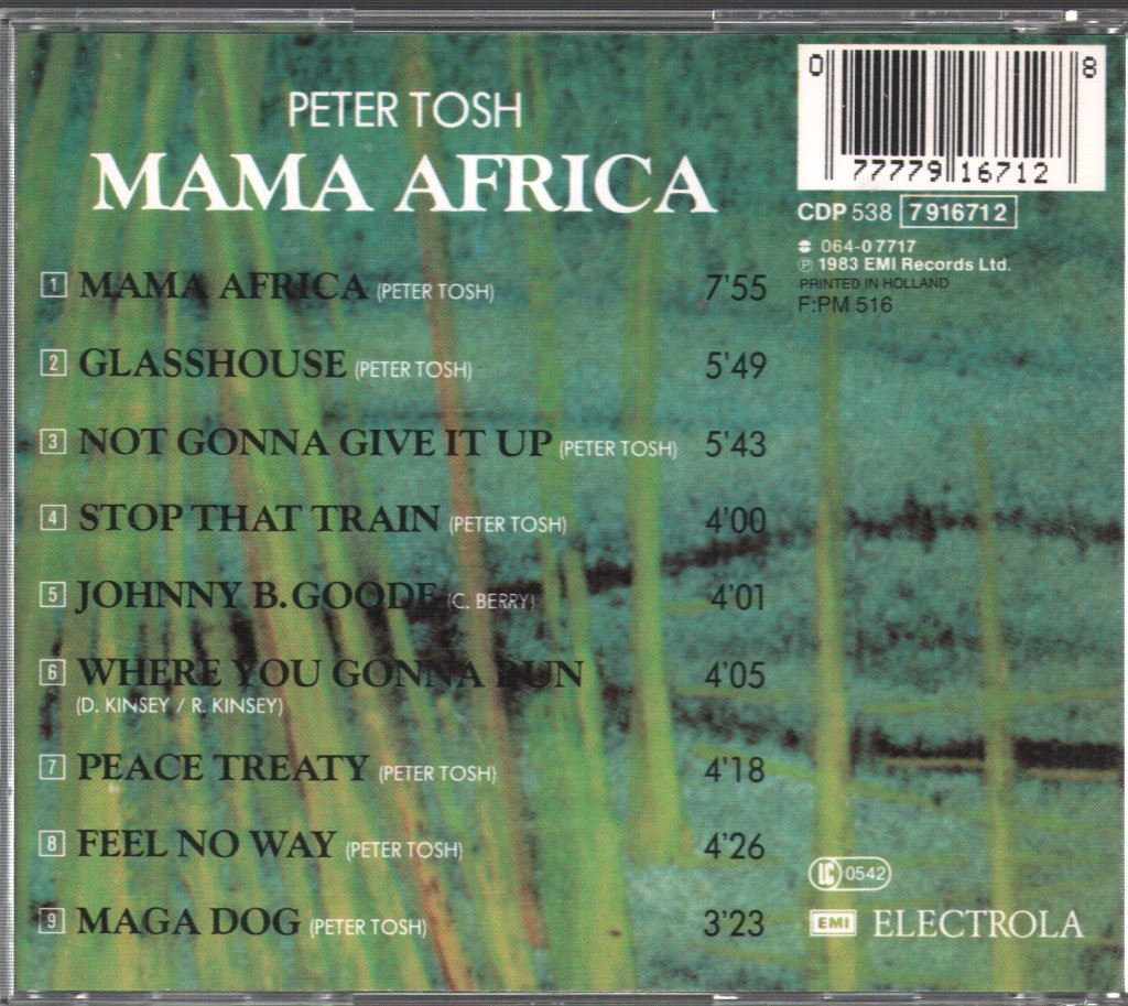 Peter Tosh - Mama Africa - Cd