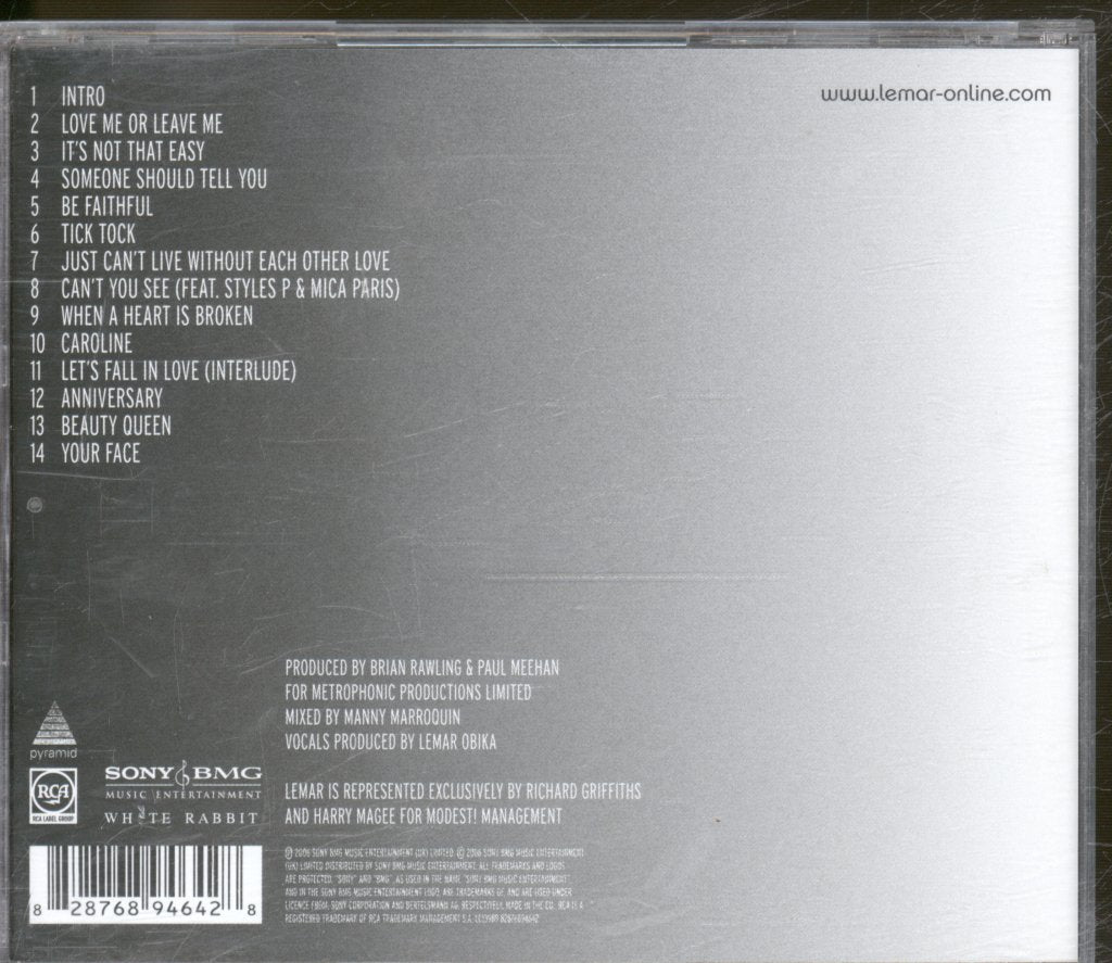 Lemar - Truth About Love - Cd