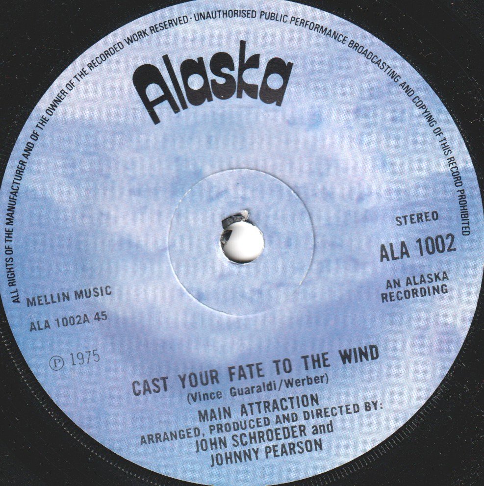 Main Attraction - Cast Your Fate To The Wind - 7 Inch