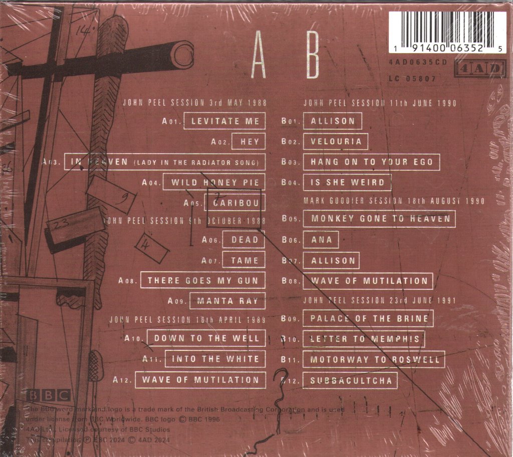 Pixies - Live At The BBC - Double Cd