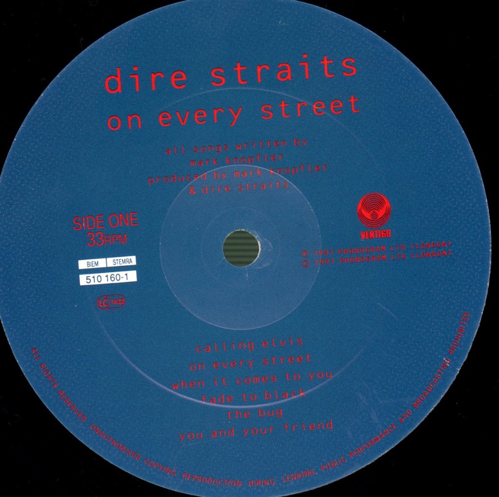 Dire Straits - On Every Street - Lp