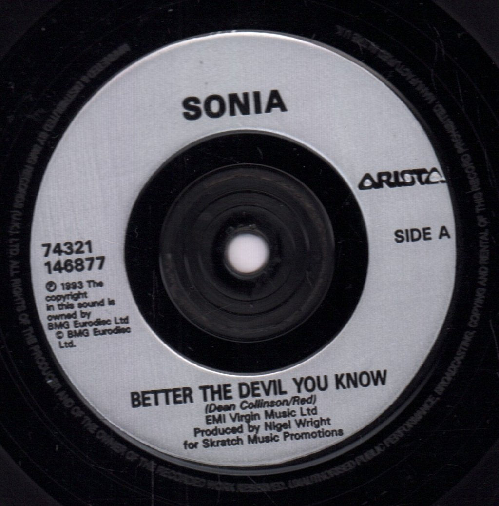 Sonia - Better The Devil You Know - 7 Inch