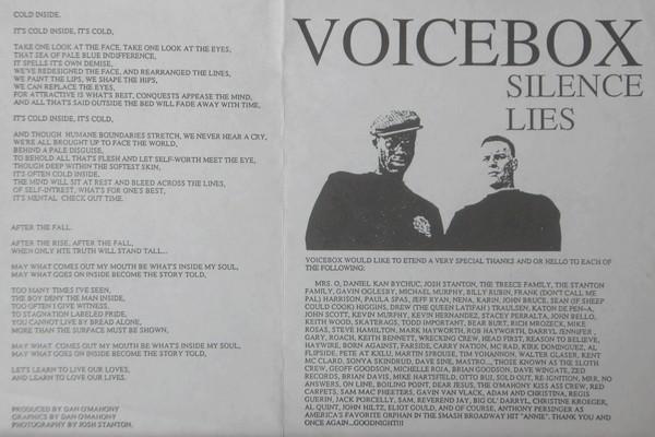 Voicebox - Silence Lies - 7 Inch